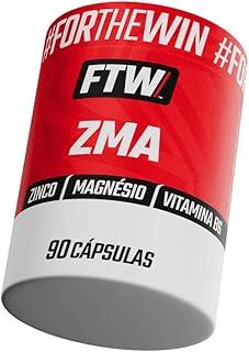 FTW ZMA 90 Cápsulas com Zinco, Magnésio e Vitamina B6 – Suplemento Mineral para Energia, Imunidade e Sono, Não Contém Glúten