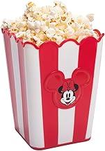 Pote Pipoca Quadrado Retrô Minnie Vermelha Plasútil