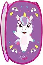 Cesto Brinquedos e Roupas Suja, Cestos de Armazenamento Infantis, Cesto Organizador Infantil, Dobravel e Prático. (Unicórnio, Kids)