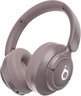 Basike Fone de Ouvido Bluetooth, ANC Cancelamento de Ruído Ativo Headphone Bluetooth 5.4 Headset com Microfone, Certificação Hi-Res Audio, 30 horas reprodução, LE29 (Rosa)