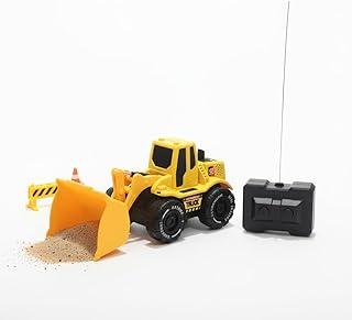 Trator Escavadeira com Controle Remoto, Luz e Som, 4 Pilhas AA, a partir de 3 Anos