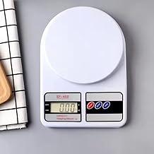 Balança Digital de Cozinha 10kg Alta Precisão com Display LCD Ideal para Dietas Nutrição e Receitas – Branca
