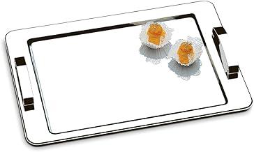 Brinox - Bandeja com Alça Atina 40 X 28cm - Aço Inox