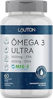 Ômega 3 ULTRA 1000mg Epa 400mg Dha - 60 Capsulas | Lauton Nutrition