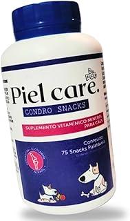 Condro Stick PielCare 75 Unidades com Condroitina e Glicosamina para Alívio e Prevenção de Dores Articulares em Cães Idosos, Suplemento Vitamínico para Fortalecer Articulações Pet