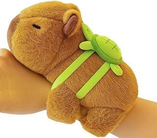 Pelucia Pulseira Capivara Capybara Slap Tap Agarradinhos Capivaras Abraçaveis Macia Fofa Delicada Bordada Infantil Adulto