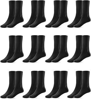 Kit 12 Pares de Meias Masculina Cano Médio 37/44