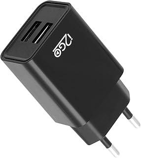 Tomada USB 2, i2GO, Entrada 100V-240V 50/60Hz 0. 15ª, Saída 5V – 2.4A, Preto