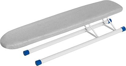 Metaltec Tábua de Passar Mangas De Roupa e Calça Acessório Retrátil E Portátil - Capa Forro 100% Algodão Térmico Cinza