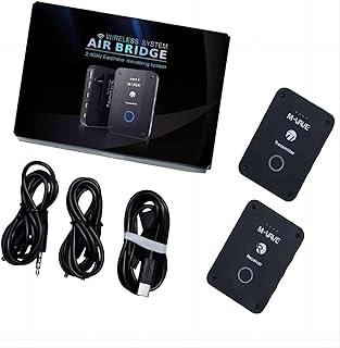 M-VAVE VEDO Sistema de Monitor de Ouvido Profissional Sem Fio, 2.4 GHz, Áudio Lossless 24bit/48kHz, Alcance 30m, 1 Transmissor para Vários Receptores, Baixa Latência, para Ensino, Shows e Áudio