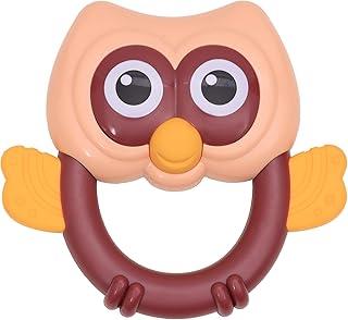 Zippy Toys, Mordedor Bebê Macio com Textura Suave e Formato Divertido para Crianças de Até 36 Meses, Coruja