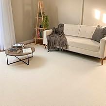 Tapete Algodão 2,50 x 3,00 Antiderrapante Sala Quarto Cru Cinza Sem Pelo Artesanal de Tear Boho Moderno (Cru)