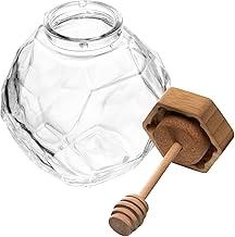 WOLFF - Meleira de Vidro com Pegador e Tampa de Bambu 200ml