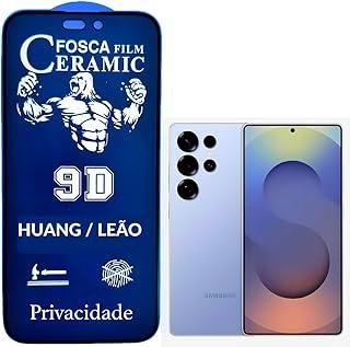 Película Cerâmica Fosca Privacidade GALAXY S22 / S23 / S24 / S25 PLUS ULTRA, Proteção Total, Anti-Risco, Anti-Espião e Não Fica Com Marca De Dedo (S22 ULTRA / S23 ULTRA)