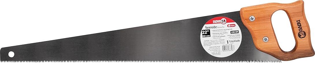 Serrote 22", aço temperado, cabo de madeira, Hobby, NOVE54