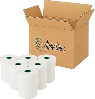 Bobina Térmica Branca 80x40 – Kit com 10 Rolos, Papel Térmico Direto, Impressão Nítida Sem Ribbon, Ideal para Cupons, PDV e Impressoras Térmicas