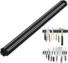 Barra Magnética 50cm Suporte para Facas Ferramentas Utensílios de Metal com Fixação na Parede Organizador Prático para Cozinha Oficina Alta Fixação Acompanha Buchas e Parafusos