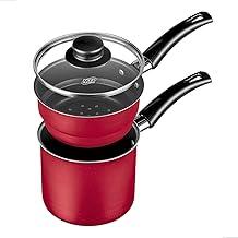 Cuscuzeira Antiaderente 1 Litro 12cm com Tampa de Vidro e Cabo Ergonômico – MTA