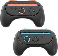 Controle Grips compatível com Nintendo Switch 2 Joy-Con (2025), kit de alça resistente ao desgaste para controle Joy-Con do Switch, pacote com 2