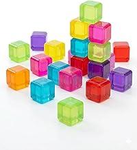 Cubos de Gelo Reutilizável Artificial Plástico Drinks Bebidas Colorido 20 Unidades