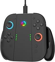 Charging Grip Suporte para Carregador Joycon para Nintendo Switch 2, Suporte para Carregamento Confortável com Indicador LED para Controle Joycon do Switch 2, Jogue Enquanto Carrega