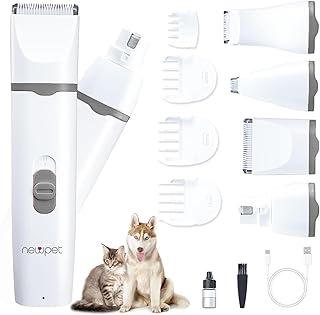 NEWPET Aparador de Pelos, Máquina de Tosa Pet,Baixo Ruído,Muito pra Poder Fazer a Toda Higiênica,Bivolt (4 em 1)