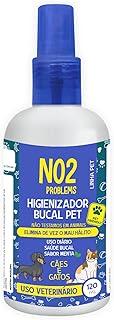 Higienizador Bucal Cães e Gatos 120mL NO2PROBLEMS Spray Anti Tartaro Acaba Com Bafinho