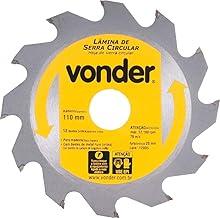 Vonder, Lâmina De Serra Circular Com Dentes De Metal Duro/Vídea, 110 Mm X 20 Mm, 12 Dentes.