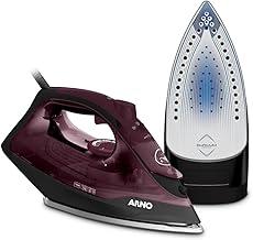 Ferro a Vapor Arno Ultragliss com Base Durilium Airglide, deslizamento mais rápido e maior resistência, 1750W, Vinho, FMV 220V