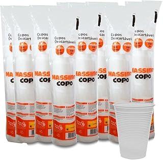 Copo Descartável PP 180ml Massimo Copo - Branco - 1000 un