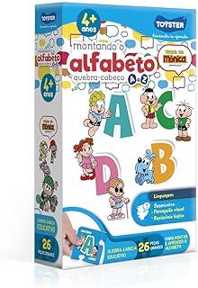 Toyster - Quebra Cabeça: Turma da Mônica - Montando o Alfabeto - 26 peças