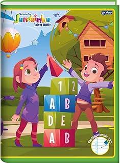 Kit de Cadernos Brochurão, Jandainha, Bem Bom, Verde, 60 Folhas, Embalagem com 10 Unidades, Jandaia