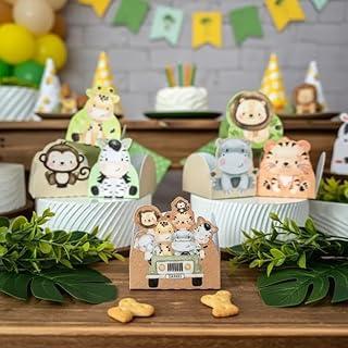 Forminhas para Doces Tema Safari — Decoração de Festa Infantil, Lembrancinha, Mesa de Doces Personalizada — Kit com 50 unidades