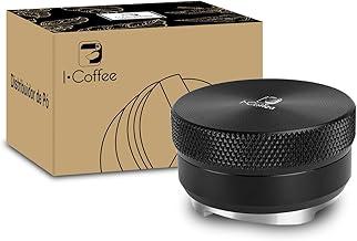 iCoffee Tamper Compactador de Café Expresso Compactador de Café Com Nivelador Preto (53.35mm)