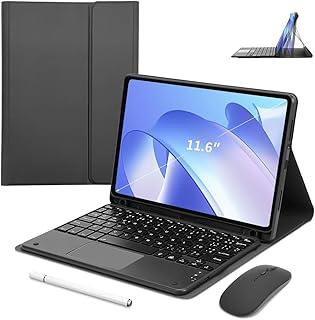 Capa Tablet Teclado, Capa Tablet Pad, Capa Protetora de Teclado para Redmi Pad SE de 11 Polegadas