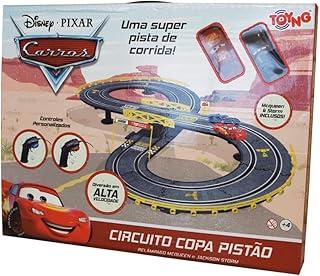 Toyng - Disney - Pista de Corrida - 2 Carrinhos, Controle Remoto