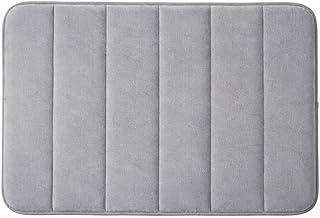Tapete Antiderrapante Soft Macio, Absorvente, Lavável e de Secagem Rápida para Conforto e Segurança (Cinza)