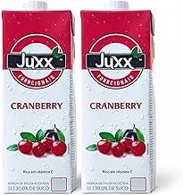 Kit com 2 Unidades - Suco de Cranberry Tradicional JUXX 1L - Antioxidante Natural - Bebida Pronta à Base de Frutas Vermelhas - Sabor Intenso e Refrescante - Fonte de Vitamina C - Pack Econômico