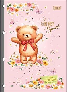 Tilibra - Refil Tiliflex para Caderno Argolado Universitário Love Bears 80 Folhas