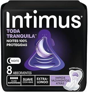 Absorvente Intimus Noturno Toda Tranquila Extralongo 8 un