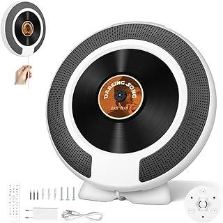 110-220V, Toca CD, FM, Toca-Discos Retrô, Parede E Conexão AUX E USB, Tela sensível ao Toque, com Controle Remoto, CD Player Portatil, Leitor de CD, Alto-Falantes Duplos Integrados