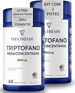 Triptofano 860mg L-Triptofano Mega Concentrado 120 Cápsulas – Vita Tríade