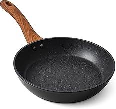 Frigideira Antiaderente Funda Com Cabo De Design De Madeira Panela Por Indução Frita Sem Óleo Não Gruda Com 24cm PREMIUM DUPIN