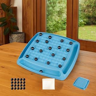 Jogo em Familia Magnético de Estrategia Tabuleiro com Bolinhas – Brinquedo Educativo Interativo para Crianças e Adultos, Coordenação Motora e Diversão (Modelo 2)