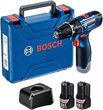 Bosch Parafusadeira Furadeira GSB 120-LI 12V com 2 baterias, 1 carregador e maleta