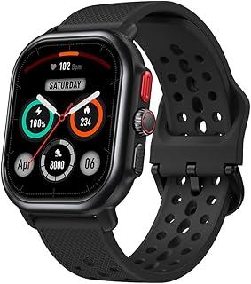 Zeblaze Beyond 3 Pro Smart Watch (atender/fazer chamada), exibição HD de 2,15 "AMOLED, IP68 impermeável 100 + modos esportivos Relógio de rastreador de fitness (Preto)