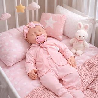 Boneca Lívia Conjunto Pagão Rosa Pode Dar Banho