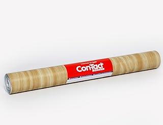 Contact Decorado 45cmx10m Madeira Angico - Rolo, Plastcover, 100911C, Multicolorido