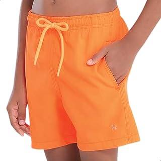 Short Infantil Mash Praia Neon UV 30+ com Bolsos e Cordão Ajustável Menino