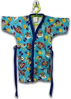 Roupão Aveludado Infantil Quimono Estampado Patrulha Canina Menino U - 2 a 7 Anos Com 1 peça